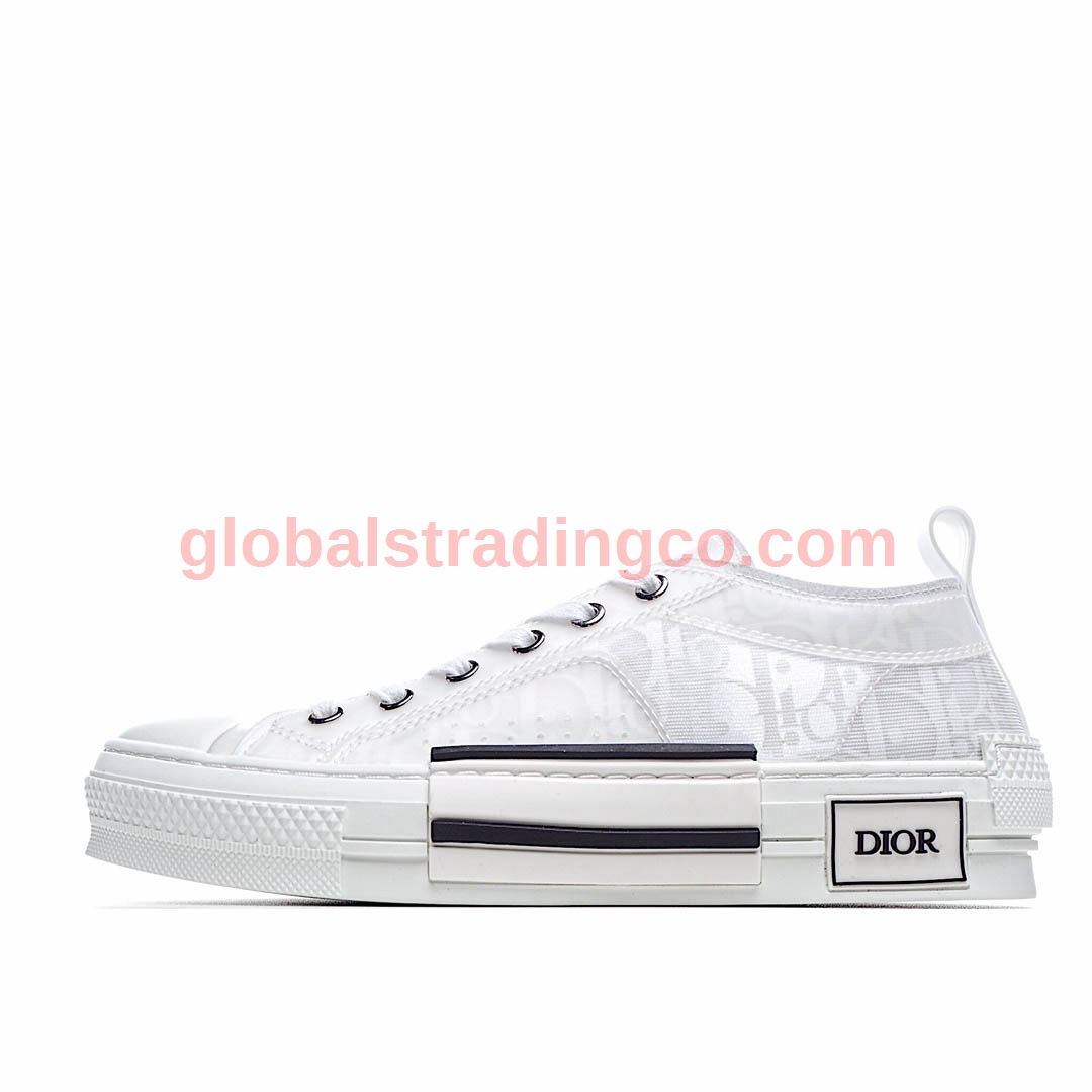 Dior B23 Oblique Slip-on Low Top Sneakers Sheer Print Sneakers